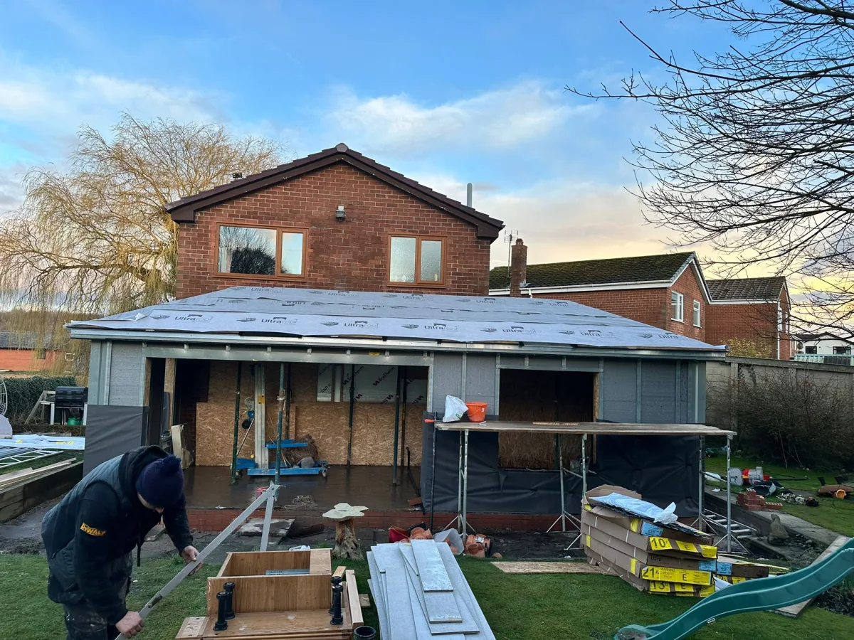 Using the hup! system to build your extension or remodel your old conservatory.