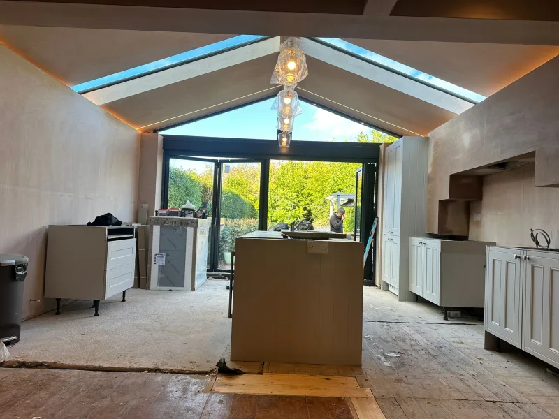 Transforming an old conservatory into a contemporary living space