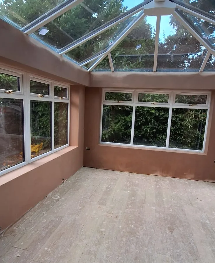 Glass Roof Extension Build Ormskirk