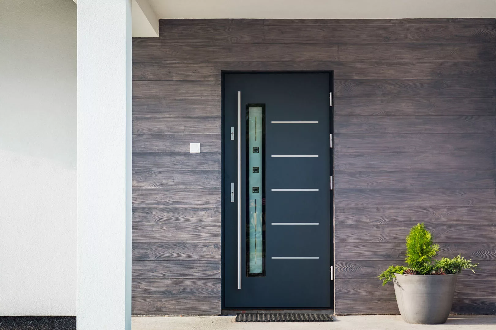 Aluminium Windows Front Doors in Abdon